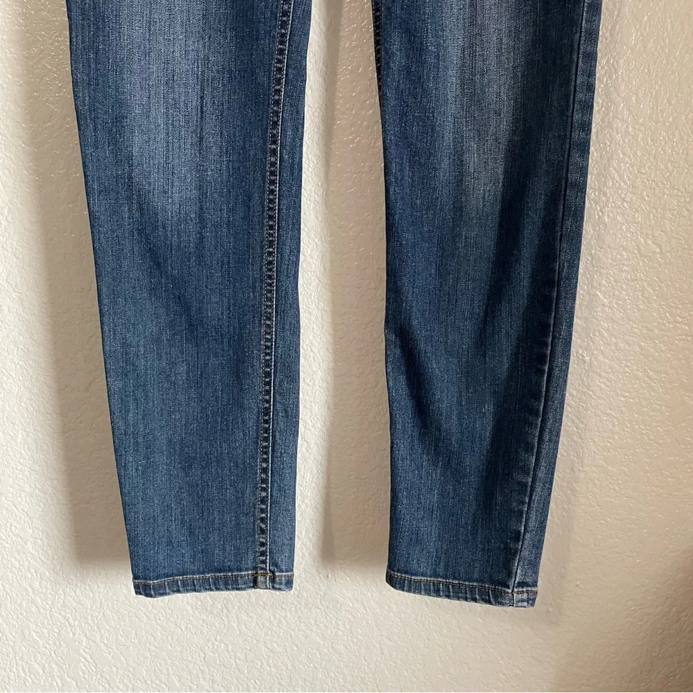 Acne Studios Bla Konst Slim Fit Denim Climb Stay Jeans Mid Rise Ankle